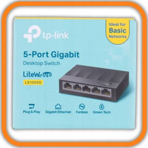 ENERGOOSZCZĘDNY SWITCH Tp-Link LS1005G 5x1GBit 1GB SWITCH SIECIOWY KOMPAKT