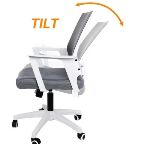 Ergonomiczny fotel obrotowy F360 (Czarny)