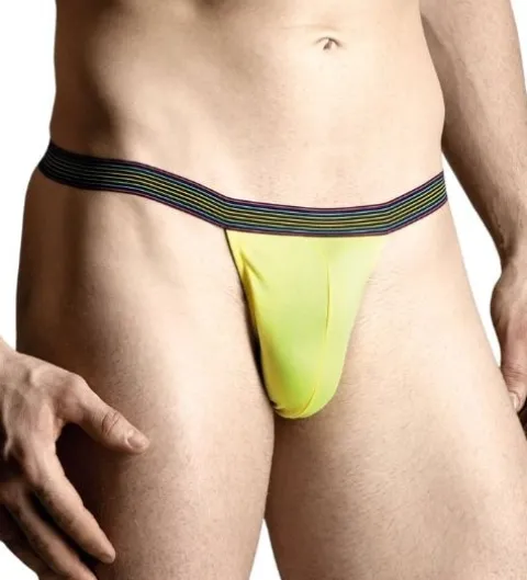 Erotyczne żółte stringi M/L