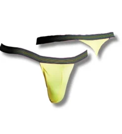 Erotyczne żółte stringi XL