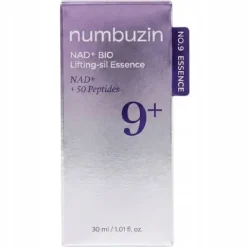 Esencja Liftingująca do twarzy anti-age Wygładza Numbuzin No.9 NAD Bio 30ml
