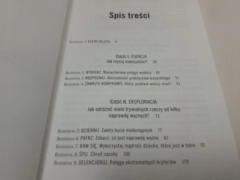 Esencjalista. Mniej, ale lepiej. Greg McKeown