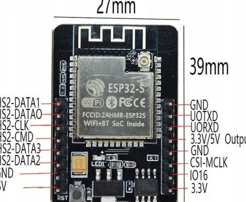 ESP-32 cam kamera ip wifi bluetooth 2Mpx arduino