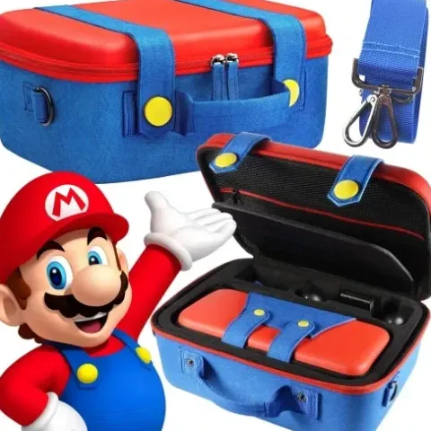 ETUI CASE WALIZKA MARIO KUFER TORBA DO NINTENDO SWITCH V1 V2 OLED 2 w 1