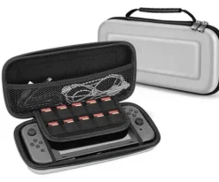 ETUI FUTERAŁ POKROWIEC DO NINTENDO SWITCH SREBRNY