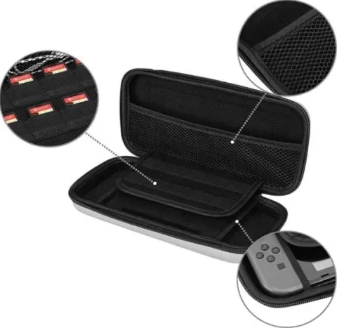 ETUI FUTERAŁ POKROWIEC DO NINTENDO SWITCH SREBRNY