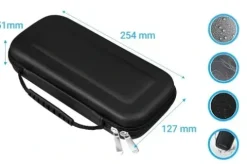 ETUI FUTERAŁ WZMOCNIONY DO NINTENDO SWITCH OLED + SZKŁO HARTOWANE HEG-001