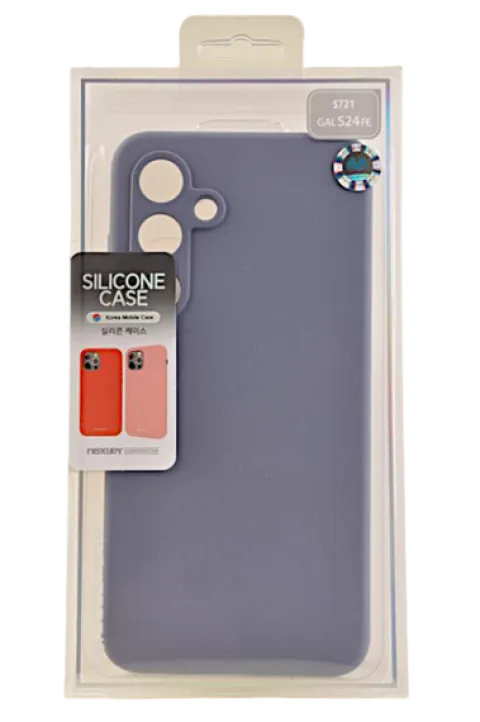 Etui Mercury Goospery Silicone do Samsung Galaxy S24 Fe lawendowy