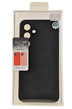 Etui Mercury Goospery Silicone do Samsung Galaxy S24 Fe czarny