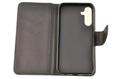 Etui portfel Fancy Case do Samsung Galaxy A15 5G / A15 4G czarny