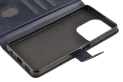 Etui portfel Wallet do Oppo A40 / A40m granatowy