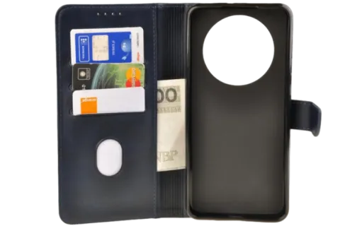 Etui portfel Wallet do Realme 12+ 5G / 12 Plus / 12 4G granatowy