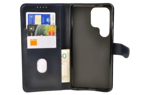 Etui portfel Wallet do Samsung Galaxy S25 Ultra granatowy