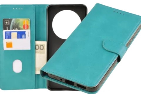 Etui portfel Wallet do Xiaomi Redmi 14C zielony