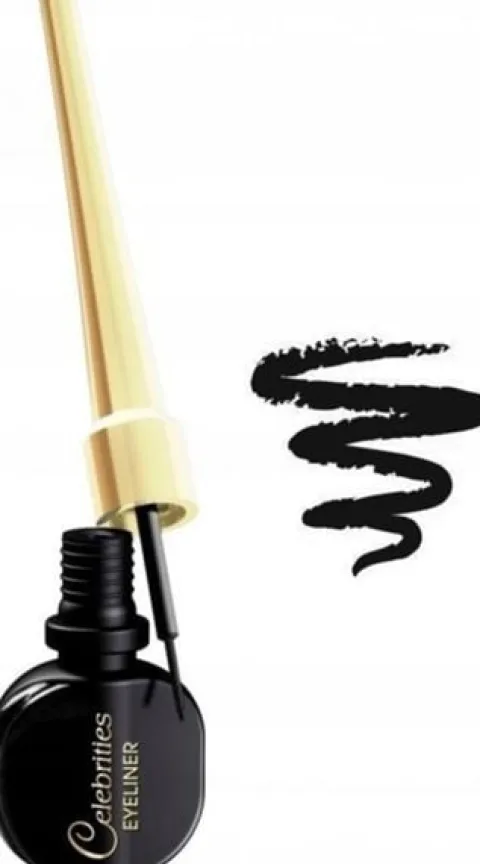 Eveline Eyeliner Czarny w Kałamarzu WideLash Celebrities