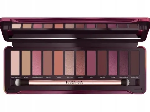 EVELINE RUBT GLAMOUR paleta Cienie do powiek