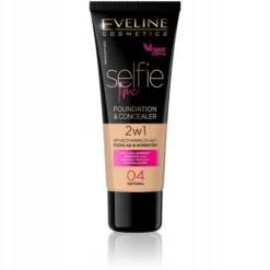 EVELINE SELFIE TIME 2W1 Podkład 04 NATURAL 30ml
