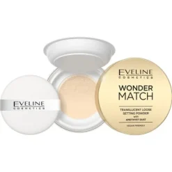 Eveline Wonder Match Puder sypki utrwalający z ametystowym pyłem 6g