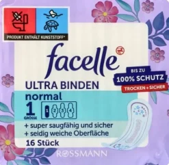 FACELLE PODPASKI HIGIENICZNE ULTRA NORMAL 16 SZT