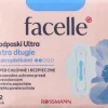 FACELLE PODPASKI HIGIENICZNE ZE SKRZYDEŁKAMI EXTRA DŁUGIE 12 SZT