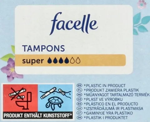 FACELLE TAMPONY HIGIENICZNE MINI 32 SZT