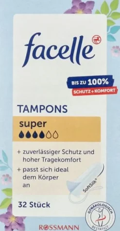 FACELLE TAMPONY HIGIENICZNE MINI 32 SZT