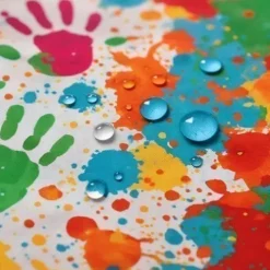 Fartuszek do malowania dla dzieci fartuch ochronny nieprzemakalny 1-3 lat