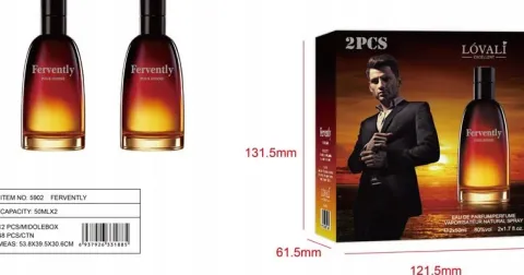 FERVENTLY PERFUMY MĘSKIE 2x50ml