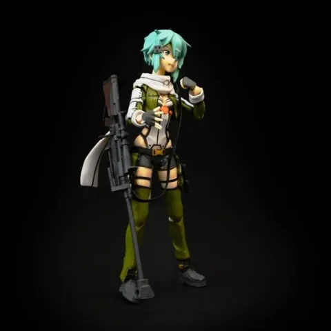 Figurka akcji Sinon | Żywica | 22 cm | Sword Art Online Anime