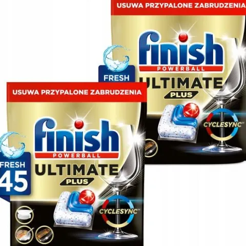 FINISH Kapsułki Ultimate Plus 45 Fresh - 2 szt.