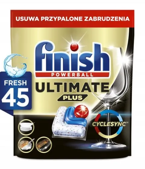 FINISH Kapsułki Ultimate Plus 45 Fresh - 2 szt.