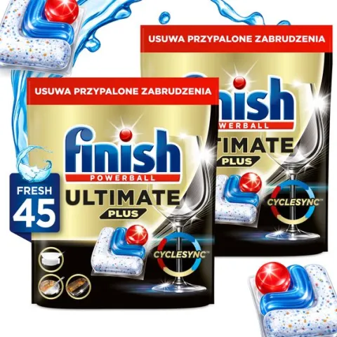 FINISH Kapsułki Ultimate Plus 45 Fresh - 2 szt.