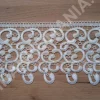 Firana gotowa 300x240, woal ecru, gipiura 15 cm