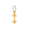Fit Kolekcja - Pozłacana Zawieszka sztangielka DUMBBELL 007