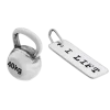Fit Kolekcja - Srebrne zawieszki na łańcuszek KETTLEBELL 001 / I LIFT
