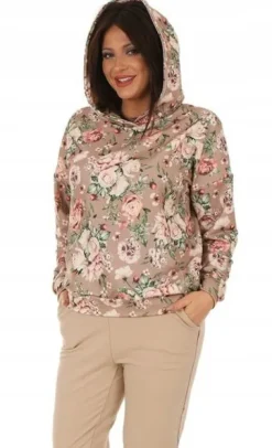 F600 Kangurka BLUZA pastelowe PRINTY