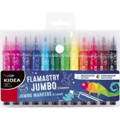 FLAMASTRY JUMBO 12KOL KIDEA 0143
