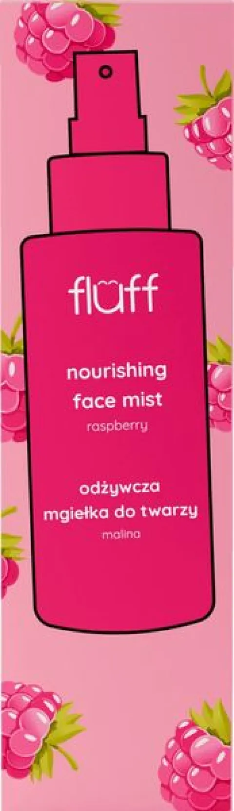 FLUFF MGIEŁKA DO TWARZY ODŻYWCZA MALINA 150 ML