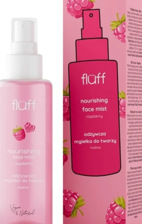FLUFF MGIEŁKA DO TWARZY ODŻYWCZA MALINA 150 ML