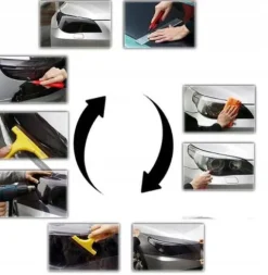 FOLIA DO LAMP 2M CZERWONA Z RAKLĄ
