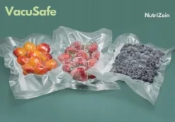 Folia moletowana do pakowania próżniowego NutriZein 15, 20, 28 cm razem 30m