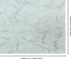 Folia Samoprzylepna Imitująca Marmur Wodoszczelna 40 x 300 cm Zielona