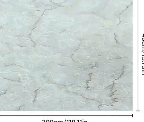 Folia Samoprzylepna Imitująca Marmur Wodoszczelna 40 x 300 cm Zielona