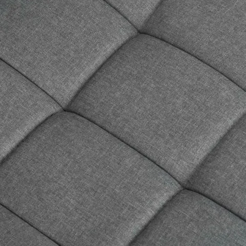 Fotel biurowy materiałowy Benton szary
