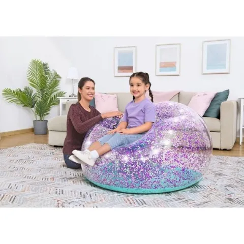 Fotel dmuchany z brokatem Bestway 75115