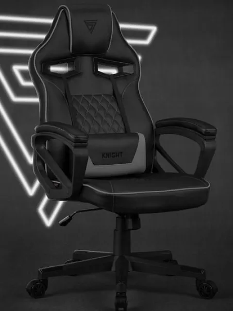 Fotel Gamingowy Biurowy Ekoskóra Obrotowy Krzesło Biurowe - Knight Sense7