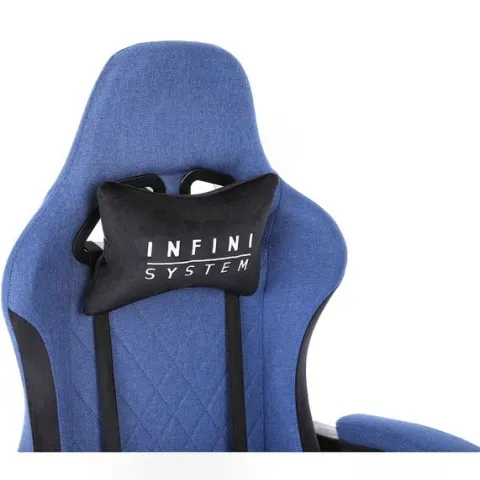 FOTEL GAMINGOWY dla gracza INFINI System z tkaniny