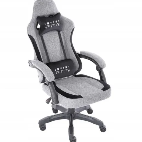 FOTEL GAMINGOWY dla gracza INFINI System z tkaniny