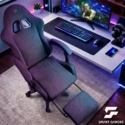Fotel gamingowy obrotowy krzesło gracza podnóżek kubełkowy Specter Sofotel