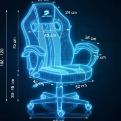 Fotel gamingowy obrotowy krzesło gracza kubełkowy Master Sofotel